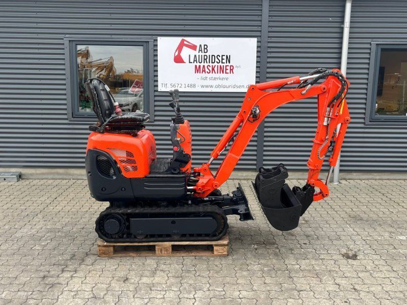 Kubota U10 EL Elektrisk minigraver med udskudsarm