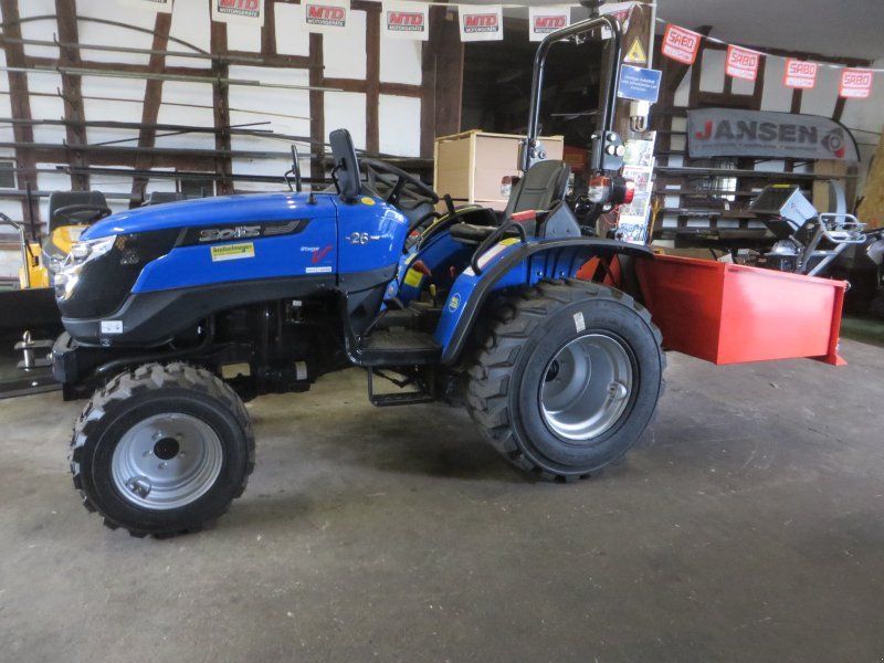 Solis 26 + Industriebereifung + Transportbox + Straßenzulassung