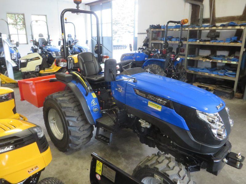 Solis 26 + Industriebereifung + Transportbox + Straßenzulassung