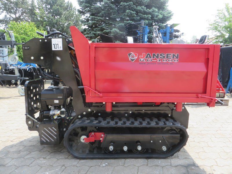 Jansen RD-1000 Profi  1000 kg 3-Seiten-Kipper hydraulisch