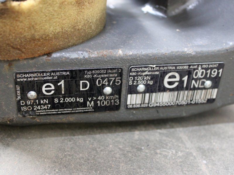 Massey Ferguson Kugelkupplung K80 390mm