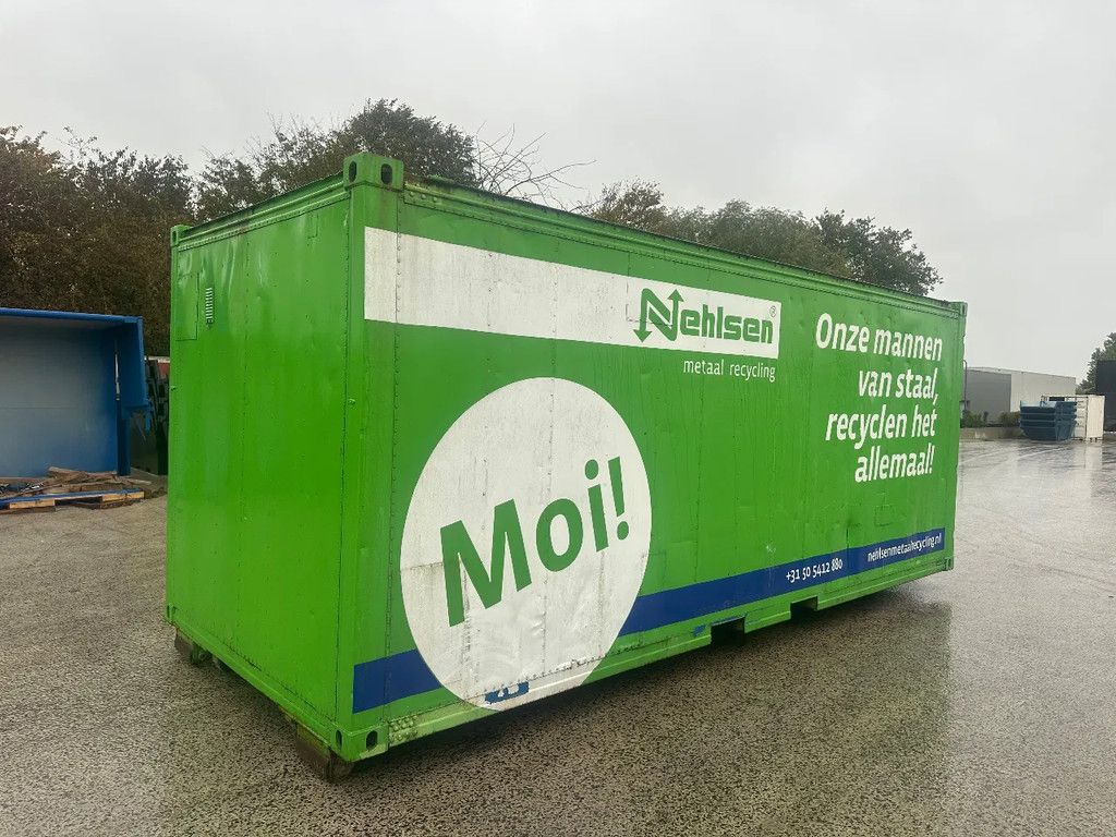 Sidalco Omgekeerde zeecontainer op kabel systeem