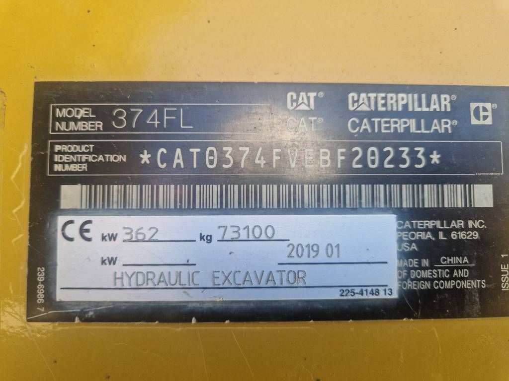 CAT 374 F L