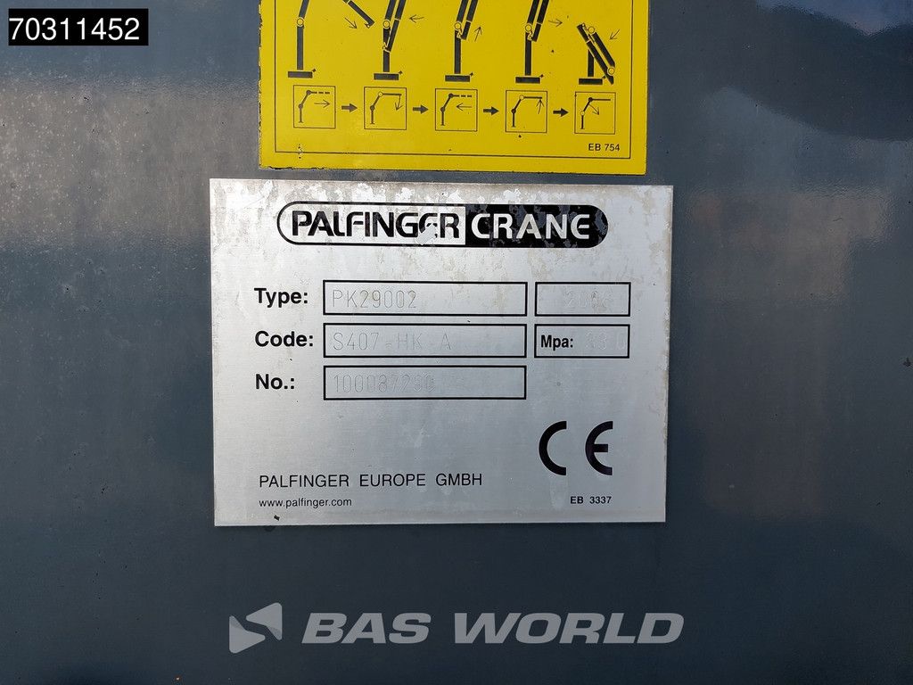 MAN TGS TGS 26.440 6X2 Palfinger PK29002 Kran Crane Lift-Axle Manual Euro 4