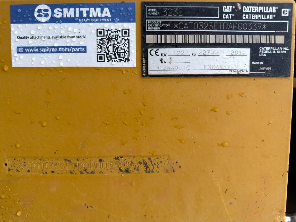 CAT 323EL VA