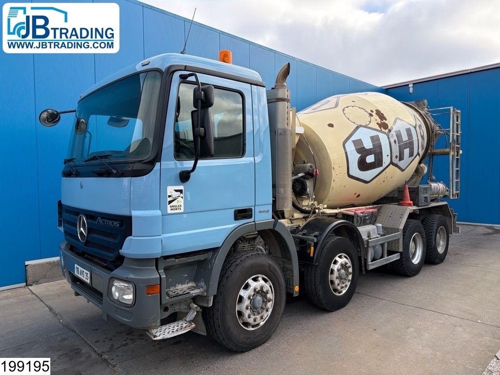 Mercedes Actros 3236 8x4, PTO, Liebherr, Steel spring