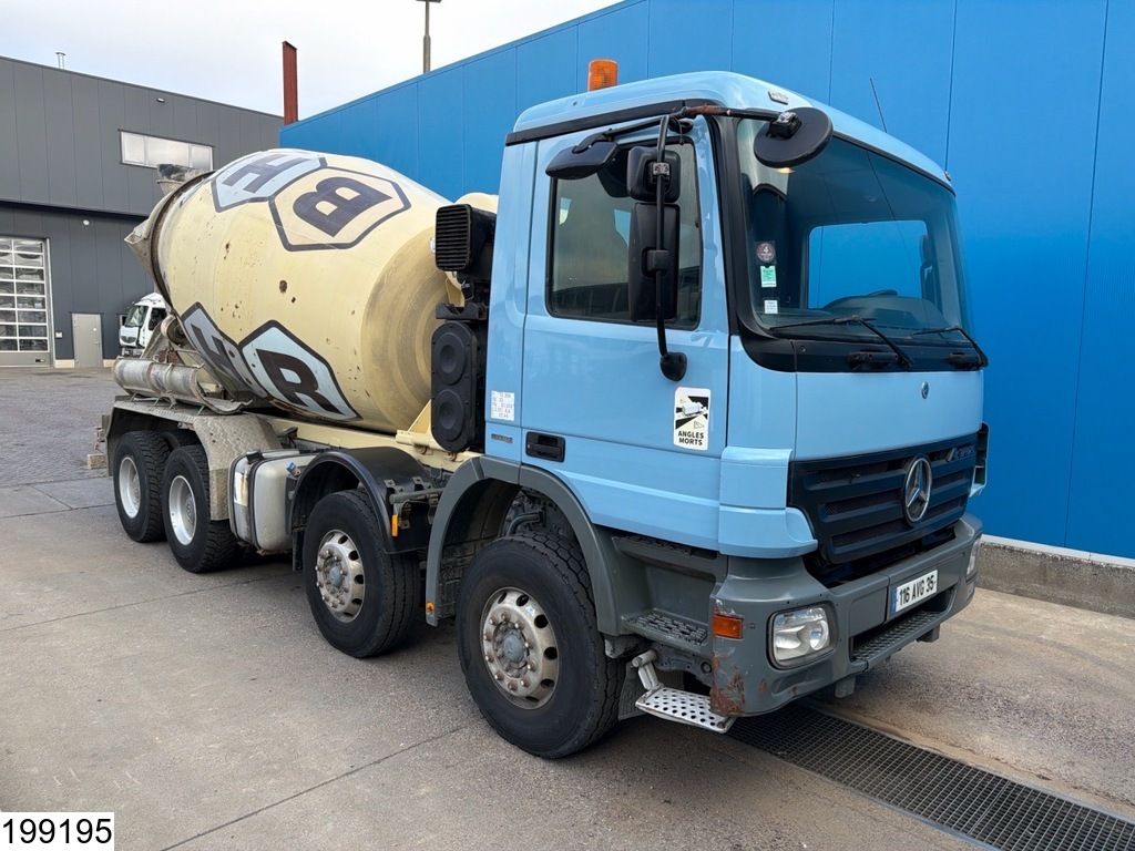 Mercedes Actros 3236 8x4, PTO, Liebherr, Steel spring