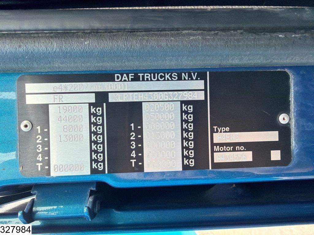 DAF XF 480 EURO 6d, Standairco