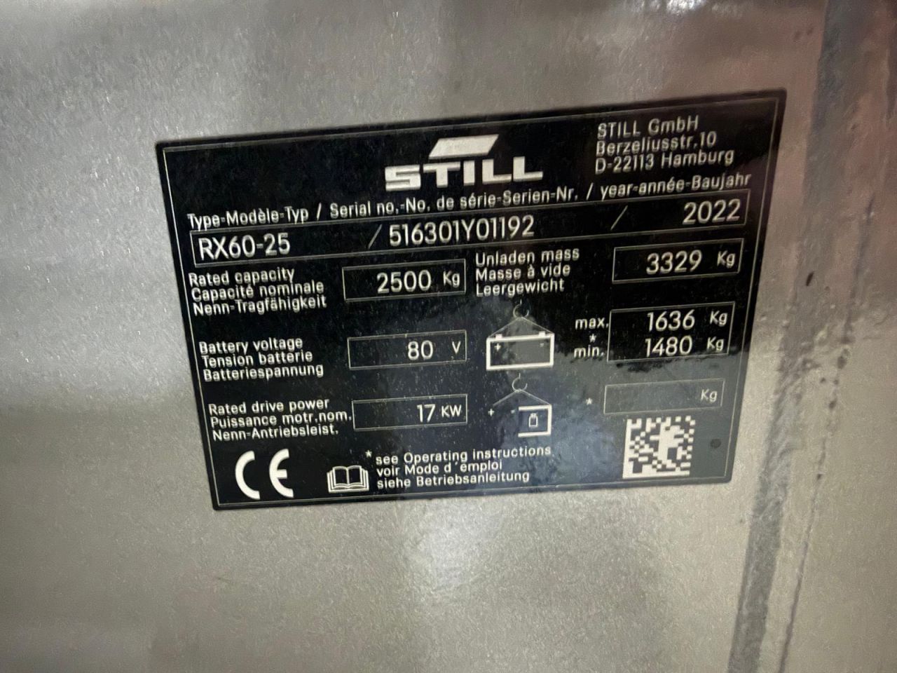 Still RX 60-25 BJ 2022 DU 335.