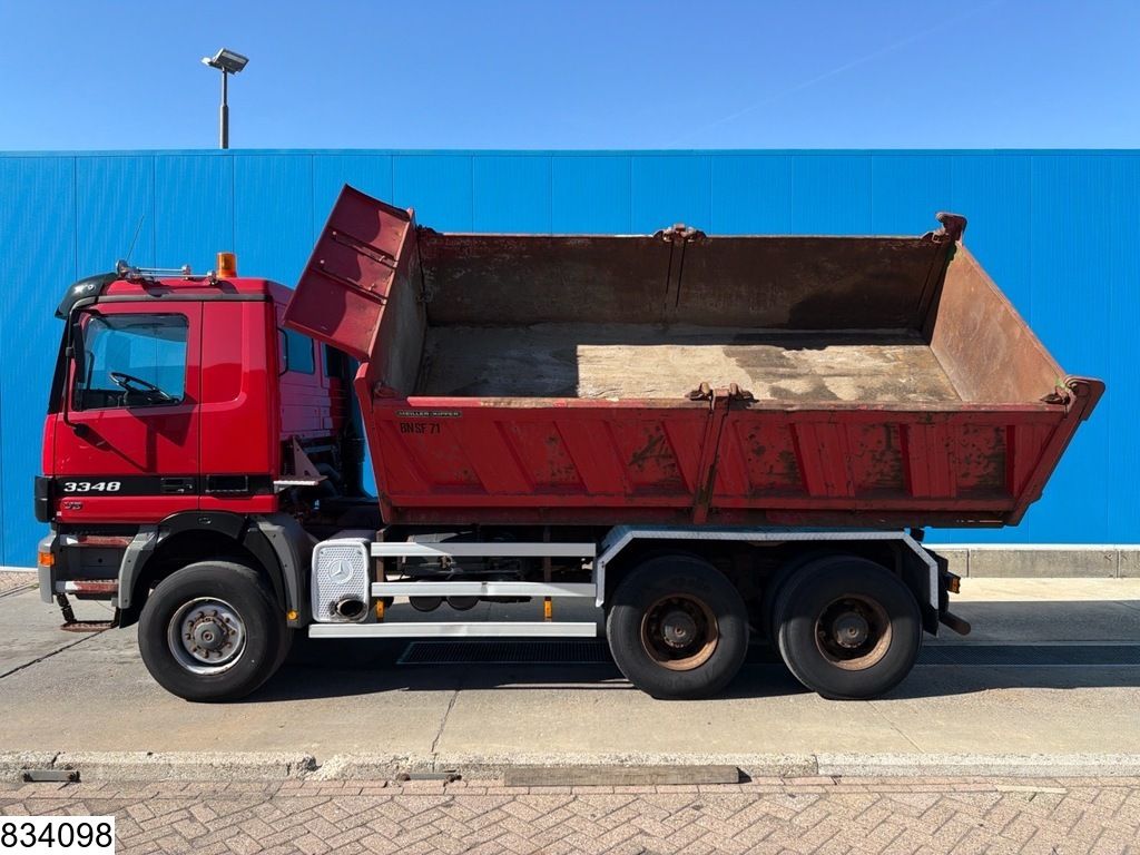 Mercedes Actros 3348 6x6, Euro 3, V8, PTO, Steel suspension