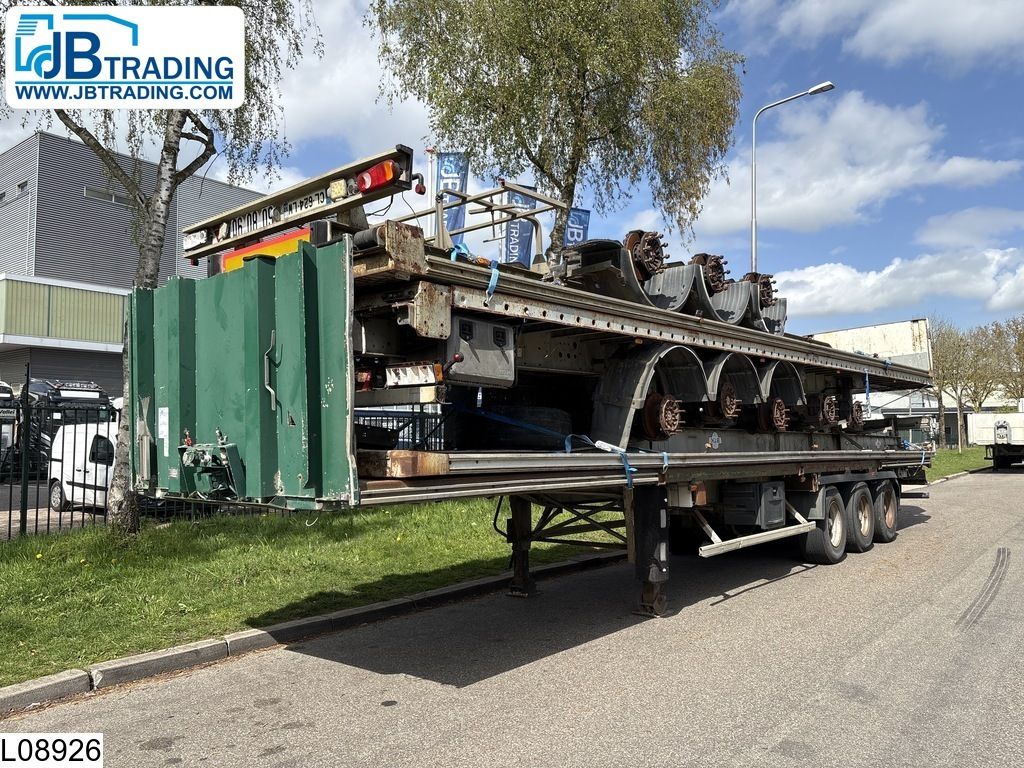 Trailor open laadbak 4 open-top trailers.