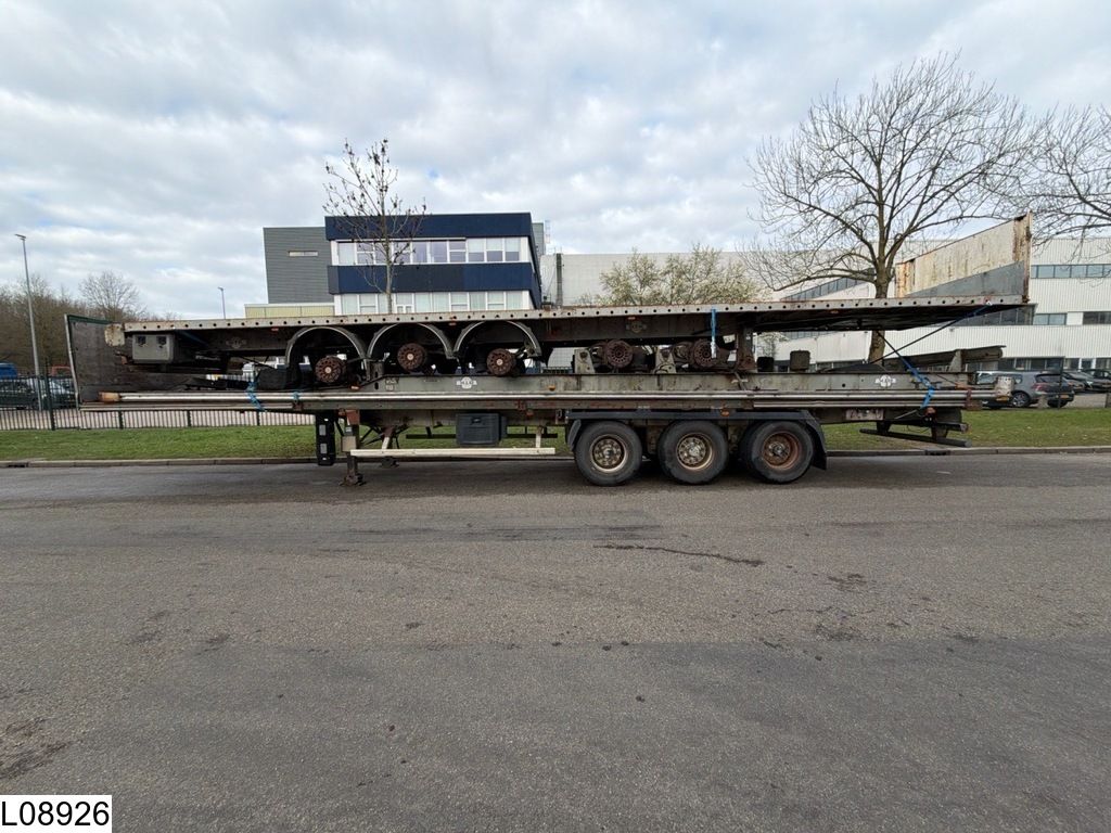 Trailor open laadbak 4 open-top trailers.