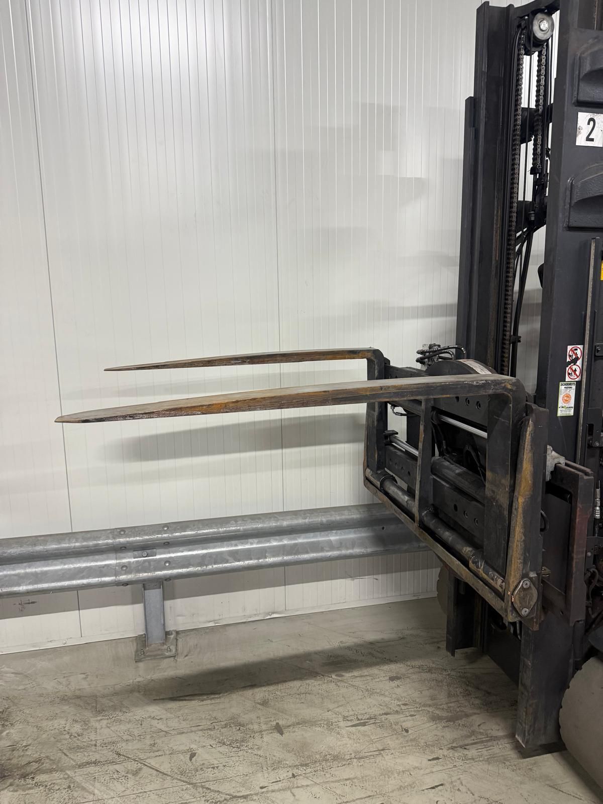 Heftruck linde E 35HL-02 2018 met rotator vorkenversteller en Si