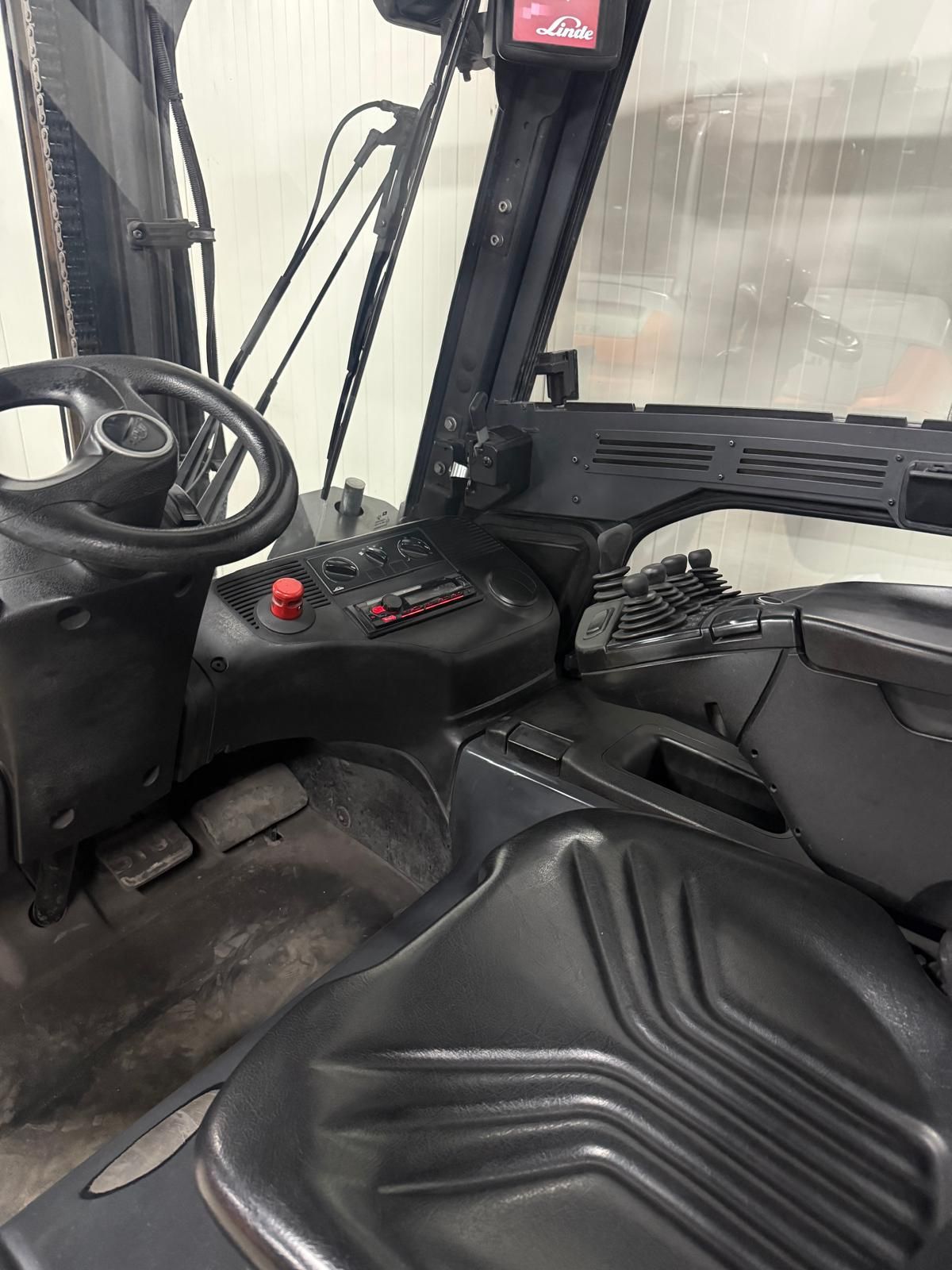 Heftruck linde E 35HL-02 2018 met rotator vorkenversteller en Si