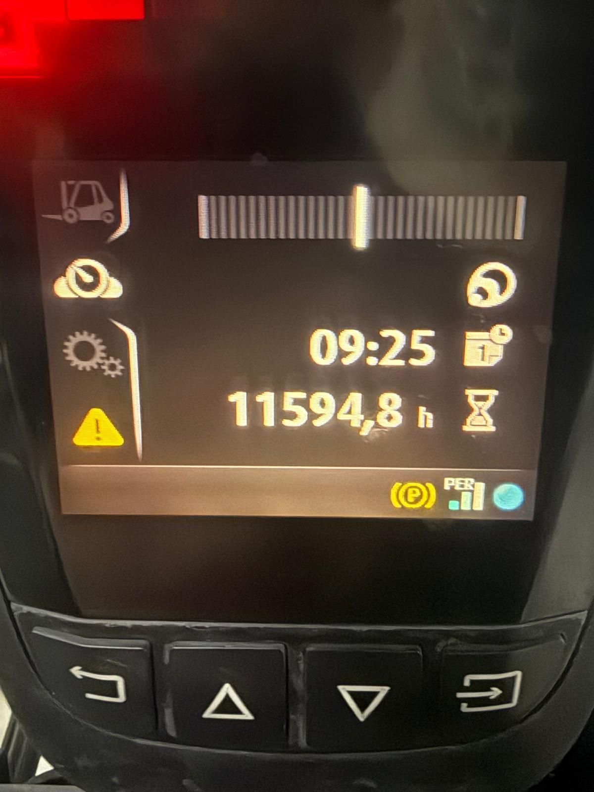 Heftruck linde E 35HL-02 2018 met rotator vorkenversteller en Si