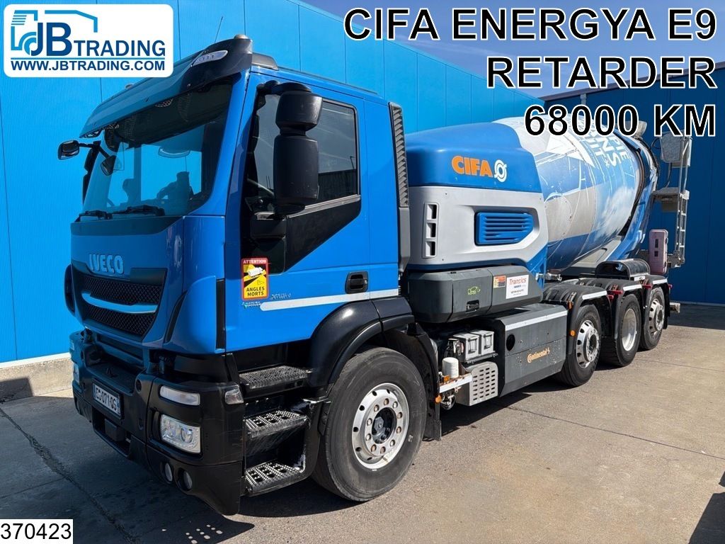 Iveco Stralis 8x2, EURO 6, CIFA 9m3, CNG, Retarder