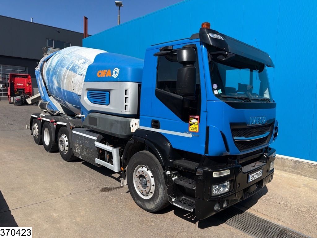 Iveco Stralis 8x2, EURO 6, CIFA 9m3, CNG, Retarder