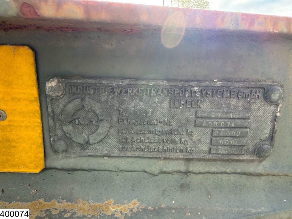 IWT Container 20 FT, Steel spring