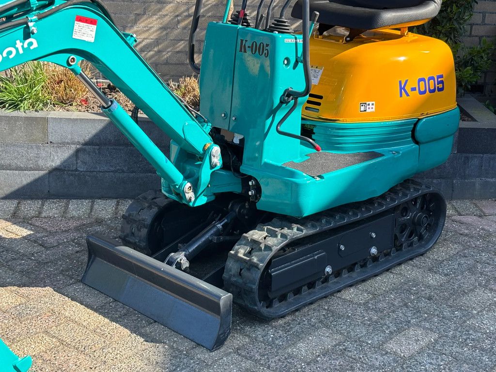 Kubota k-005 Diesel minigraver gebruikte micrograver