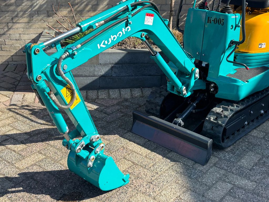 Kubota k-005 Diesel minigraver gebruikte micrograver