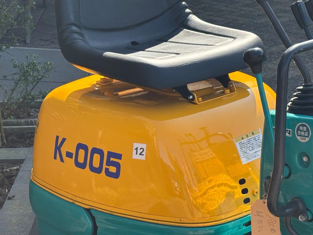 Kubota k-005 Diesel minigraver gebruikte micrograver