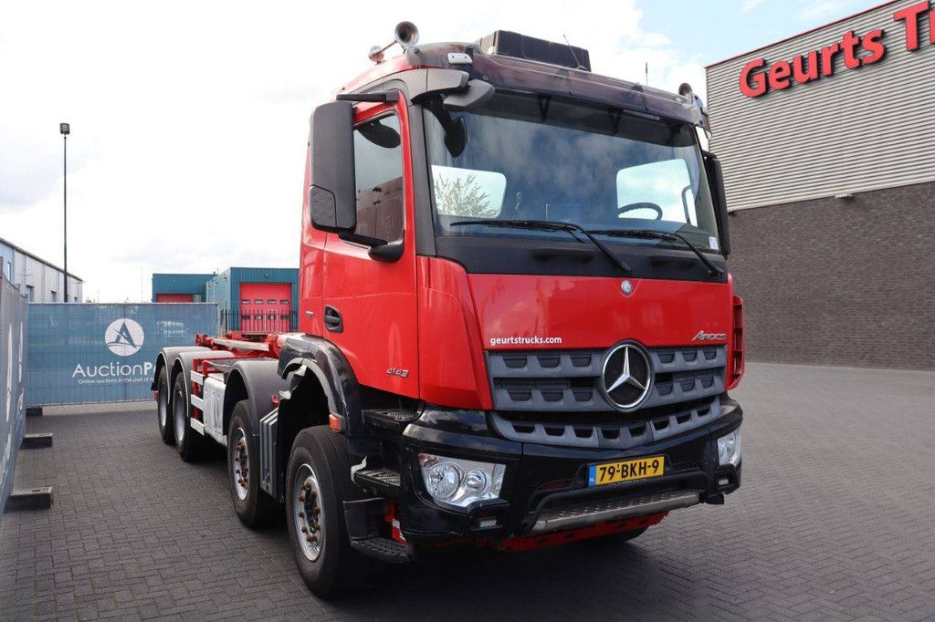 Hooklift system Truck Mercedes-Benz AROCS Diesel 429hp 2018