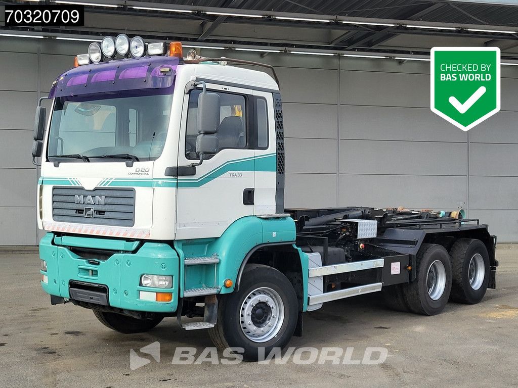 MAN TGA 33.350 6X4 Containersystem Steel suspension Manual Big-Axle Euro 2