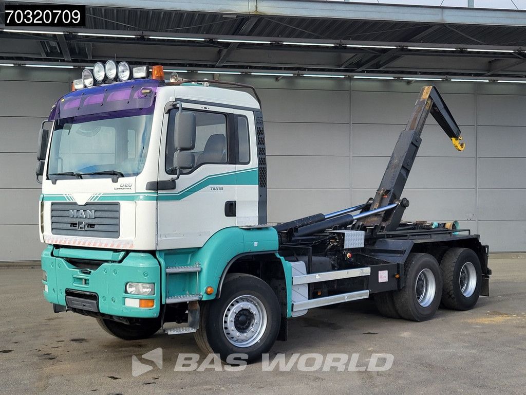 MAN TGA 33.350 6X4 Containersystem Steel suspension Manual Big-Axle Euro 2