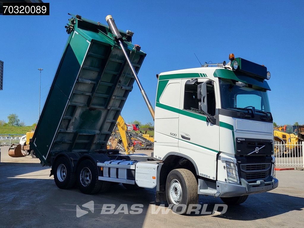 Volvo FH 500 6X4 Wechselsystem 13m3 tipper + Tractorhead Automatic VEB+ Euro 6