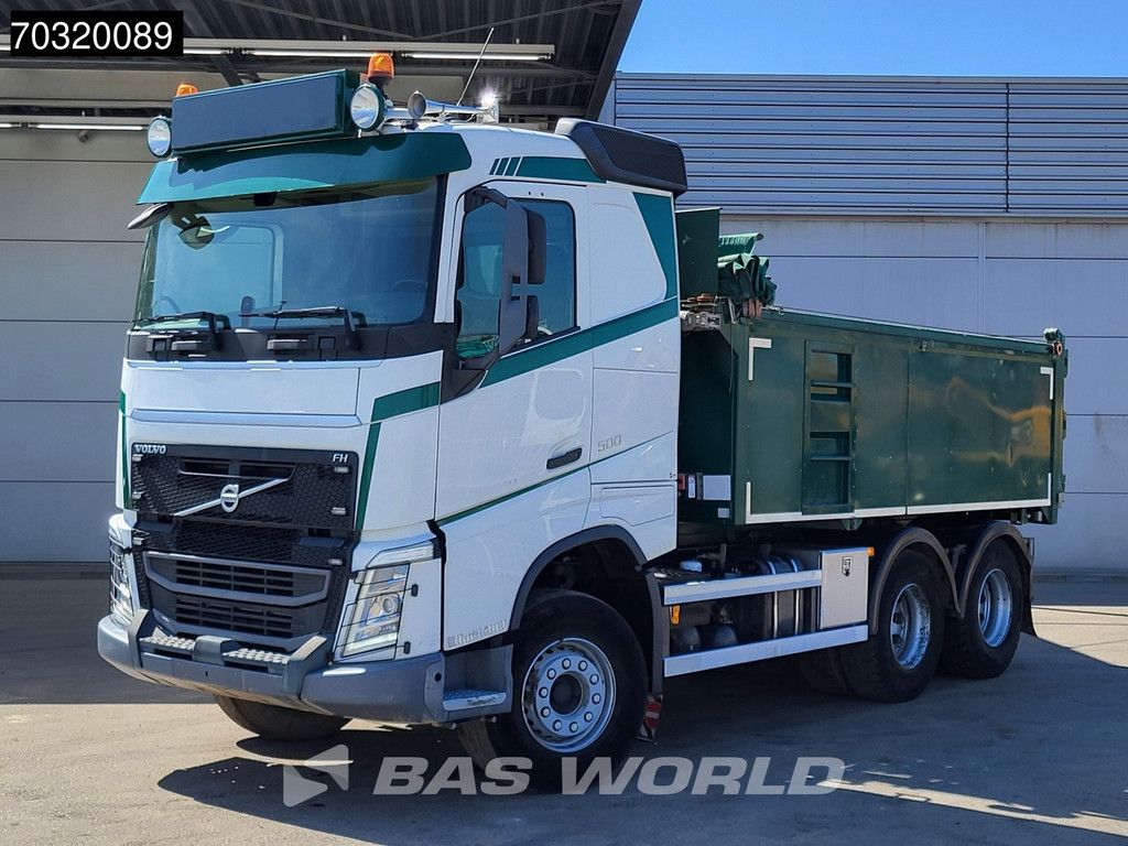 Volvo FH 500 6X4 Wechselsystem 13m3 tipper + Tractorhead Automatic VEB+ Euro 6