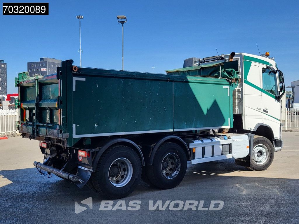 Volvo FH 500 6X4 Wechselsystem 13m3 tipper + Tractorhead Automatic VEB+ Euro 6