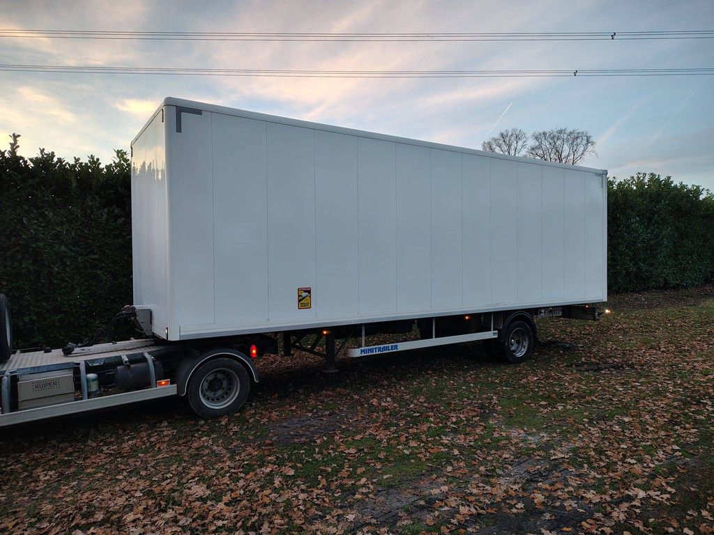 Geschlossener Sattelauflieger Vergauwe Minitrailer 7000kg