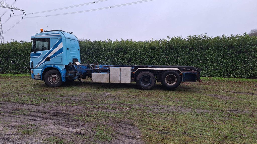 Hooklift system Truck Scania R144-GB-6X2-NA90190 Diesel