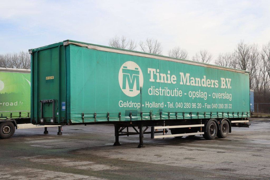 Curtain-sided semi-trailer Groenewegen CCS 12 18 1997