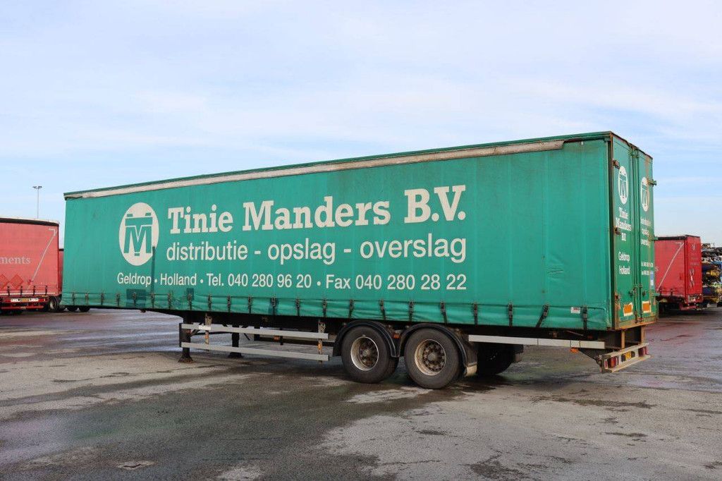 Curtain-sided semi-trailer Groenewegen CCS 12 18 1997