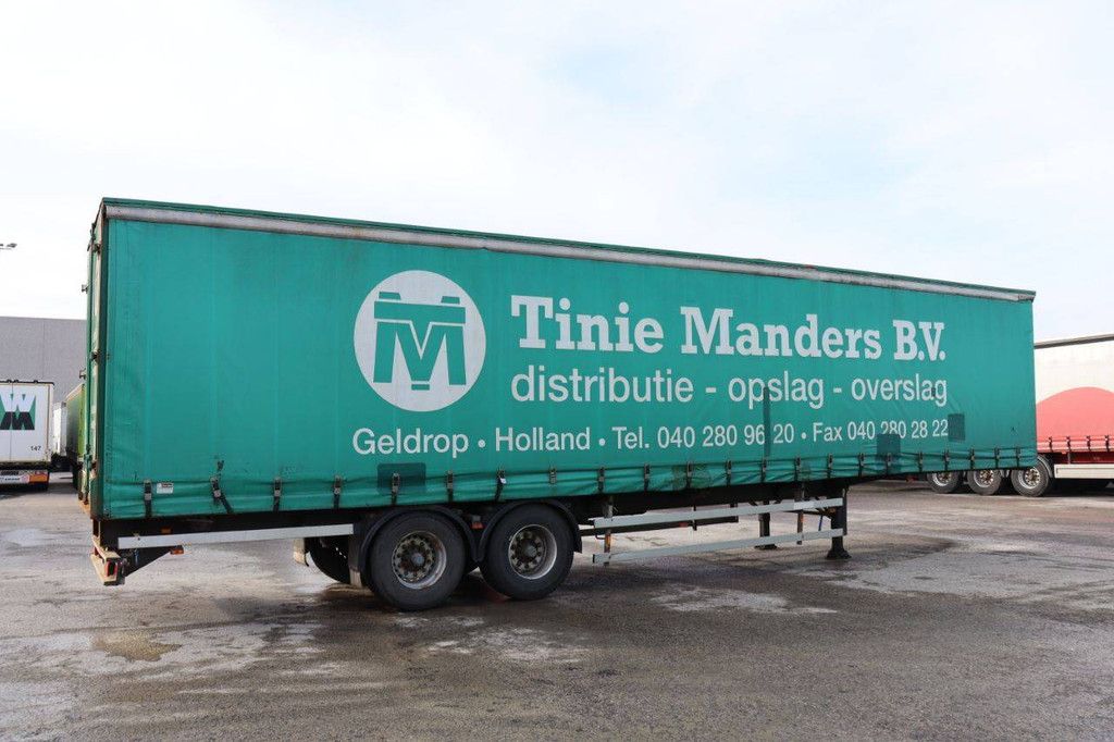 Curtain-sided semi-trailer Groenewegen CCS 12 18 1997