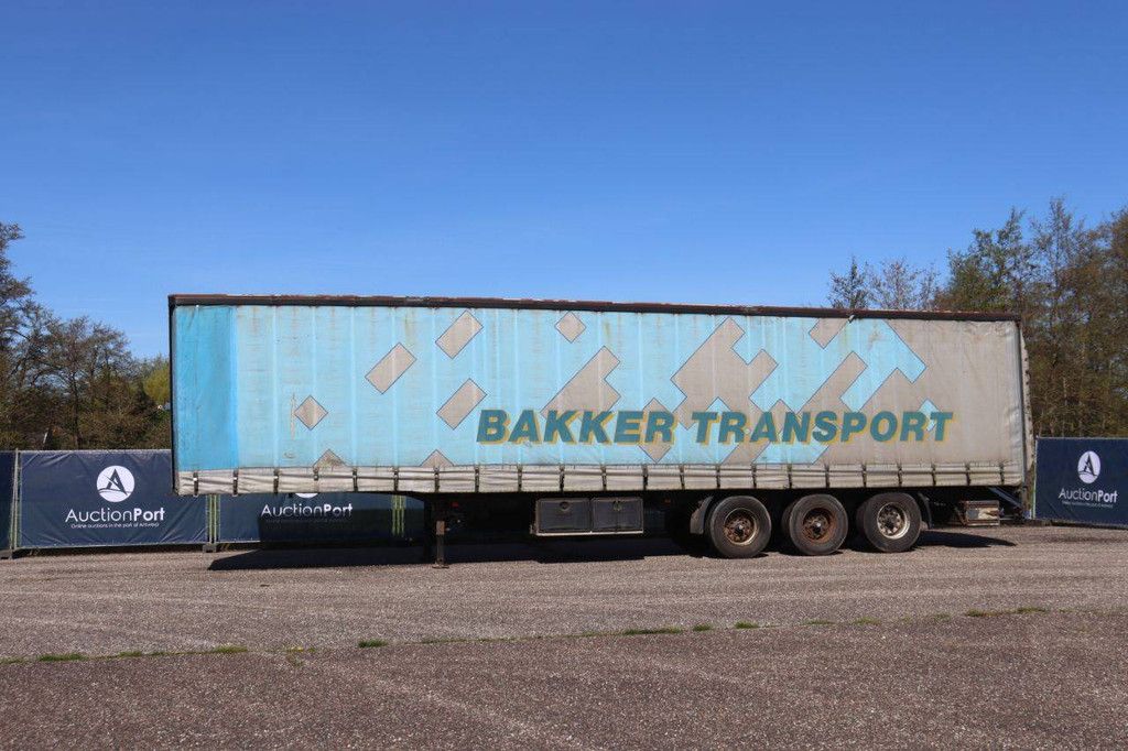 Planenauflieger, Boden FLO-12-27S, Baujahr 1993