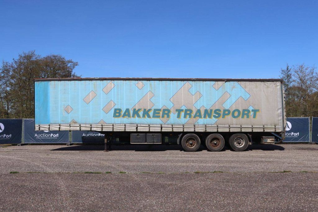 Planenauflieger, Boden FLO-12-27S, Baujahr 1993