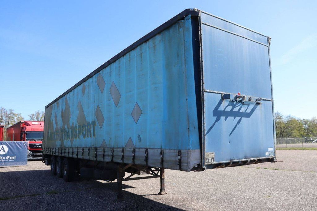 Planenauflieger, Boden FLO-12-27S, Baujahr 1993