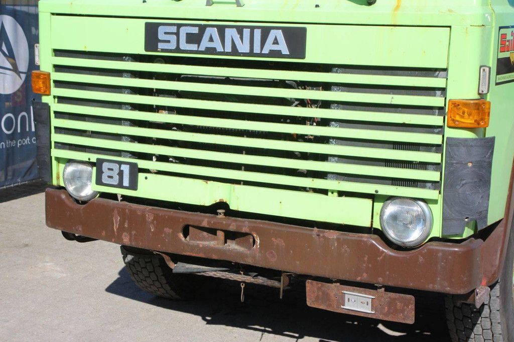 Crane truck Scania LB81 S54 Diesel 205hp 1980