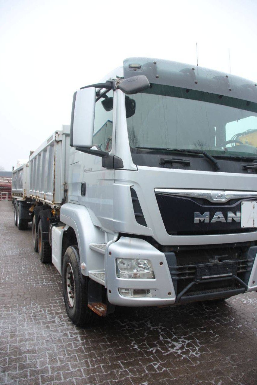 MAN TGS 26.440 6x4 Diesel-Kipper, Baujahr 2014, mit Kippanhänger