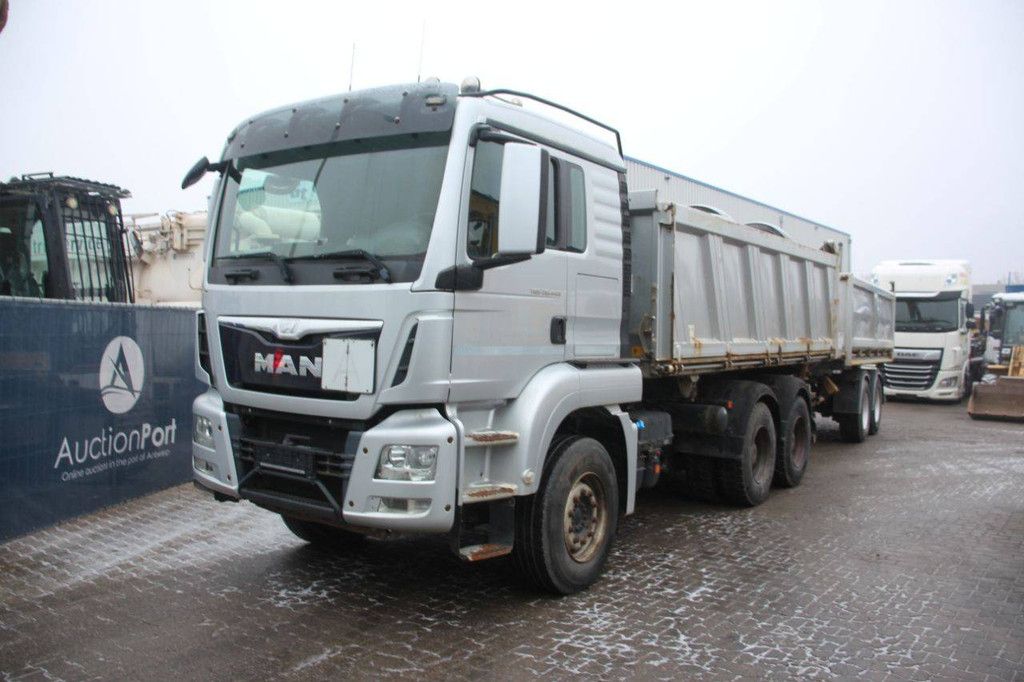 MAN TGS 26.440 6x4 Diesel-Kipper, Baujahr 2014, mit Kippanhänger