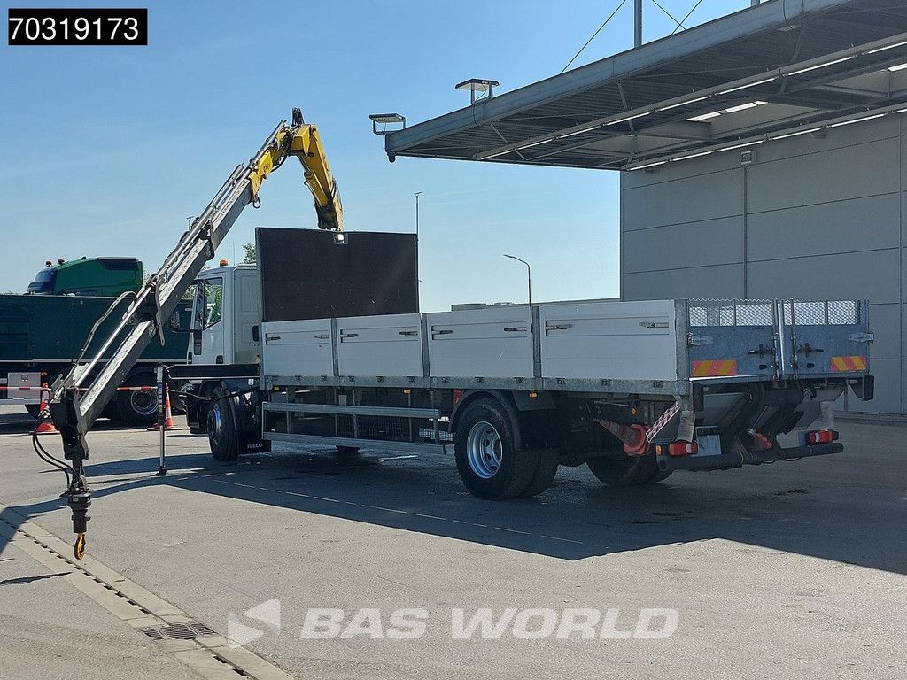 Iveco Eurocargo 180E300 4X2 Hyva V911 3S Crane Kran Telma retarder Ladebordwand Euro 5