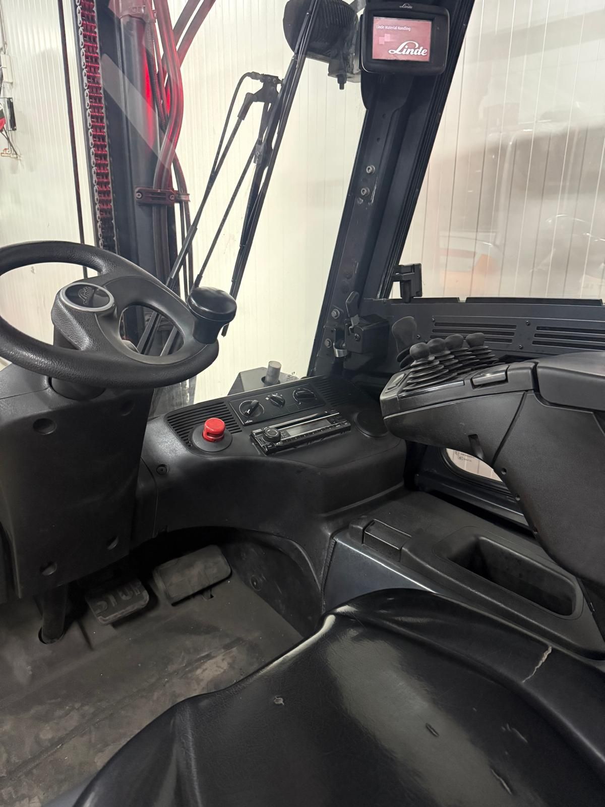 Heftruck linde E35HL 2018 3500 kg vorkenversteller en Side shift