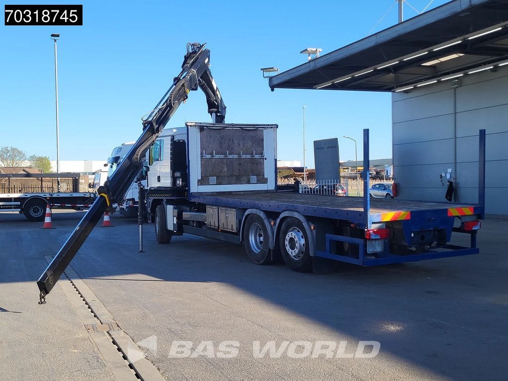 MAN TGS 26.400 6X2 HIAB 144 B S-2 Hiduo Kran Crane ADR Lift+steering axle Euro 5