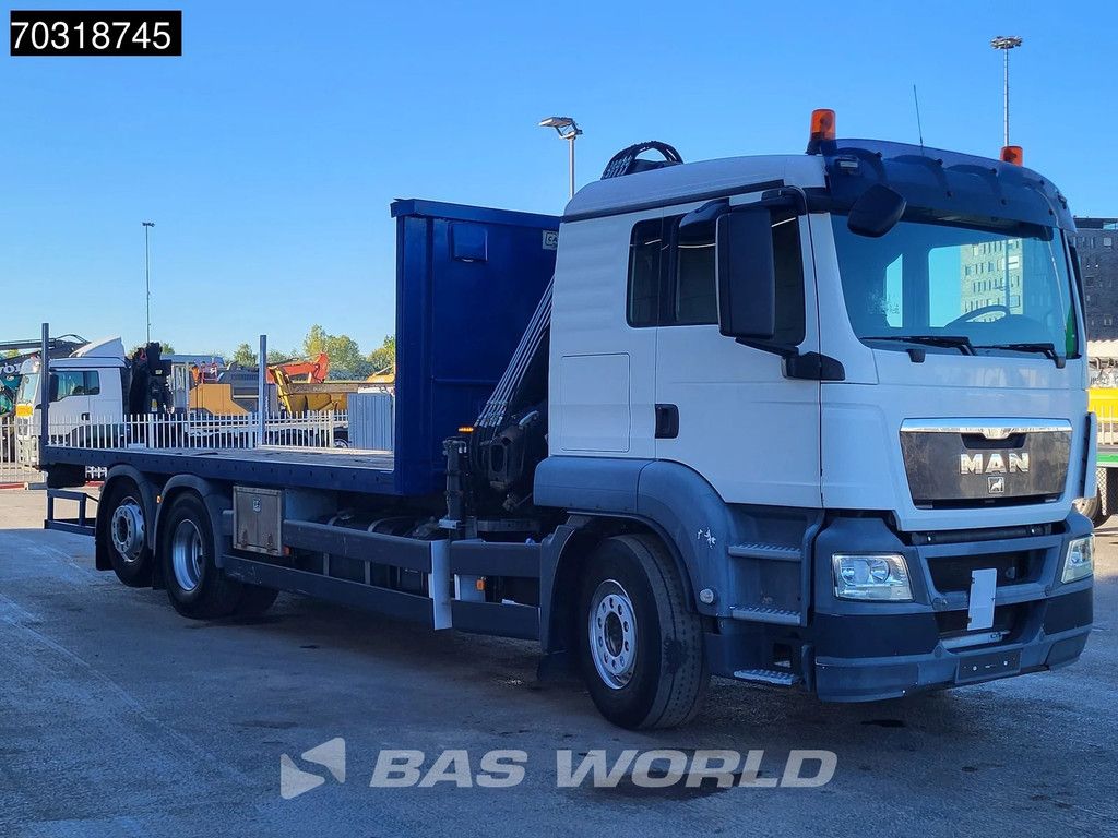 MAN TGS 26.400 6X2 HIAB 144 B S-2 Hiduo Kran Crane ADR Lift+steering axle Euro 5