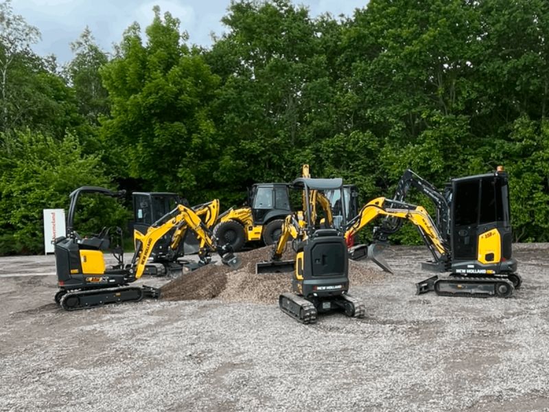 New Holland Alt i entreprenørmaskiner.