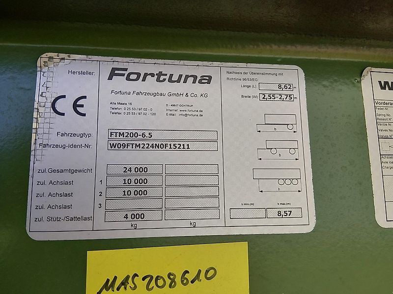 Fortuna FTM200-6,5