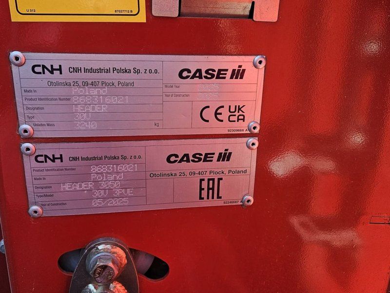 Case IH G530V HD9,15M