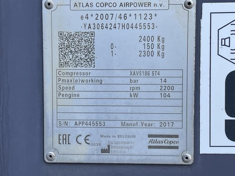 Atlas Copco XAVS 186 ST IV - N